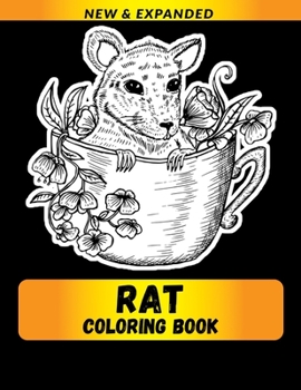 Paperback Rat Coloring Book: For Adults and Grown Ups Book