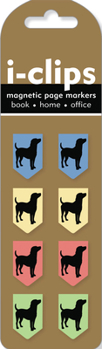 Misc. Black Dogs I-Clips Magnetic Page Markers (Set of 8) Book