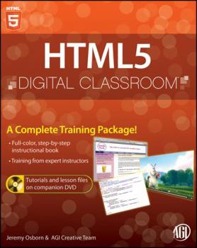 Paperback HTML5 Digital Classroom [With DVD] Book