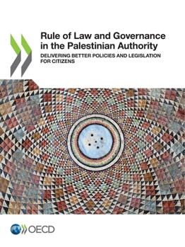 Paperback Rule of Law and Governance in the Palestinian Authority Book