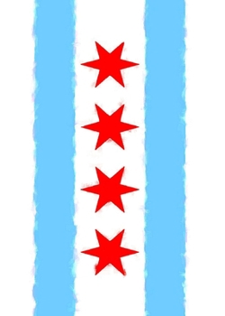 Paperback Chicago Flag Watercolor Sketchbook Book