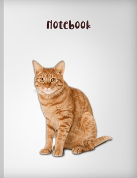 Notebook: Lined Notebook, Journal, 100 Pages - Large (8.5 x 11 inches) - Cat cover