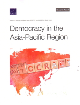 Paperback Democracy in the Asia-Pacific Region Book