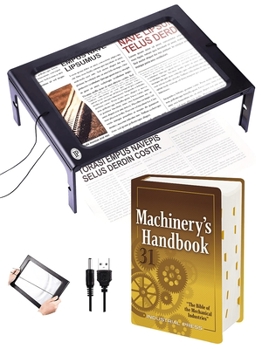 Hardcover Machinery's Handbook Toolbox & Magnifier Bundle Book