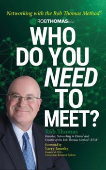 Paperback Who Do You Need to Meet? Book
