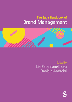 Hardcover The Sage Handbook of Brand Management Book