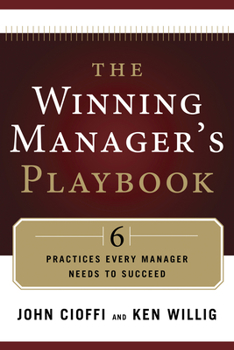 Paperback The Winning Manager's Playbook: 6 Practices Every Manager Needs to Succeed Book