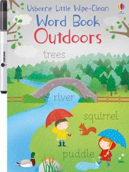 Paperback Outdoors (Little Wipe-Clean Word Books) Book