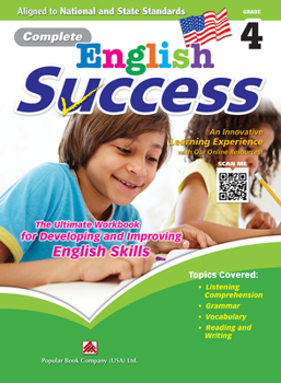 Paperback Complete English Success Grade 4 - Learning Workbook for Forth Grade Students - English Language Activity Childrens Book - Aligned to National and Sta Book