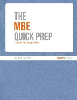 Paperback The MBE Quick Prep (2017) Book