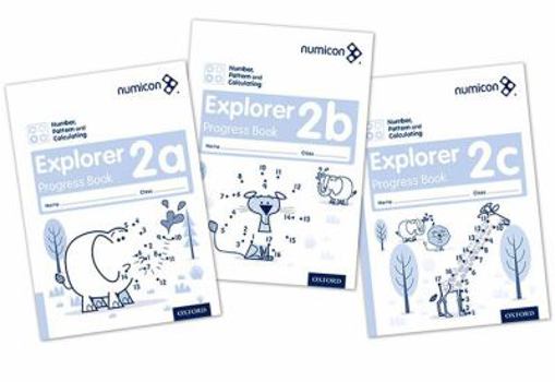 Paperback Numicon: Number, Pattern and Calculating 2 Explorer Progress Books ABC (Mixed pack): Numicon: Number, Pattern and Calculating 2 Explorer Progress Books ABC (Mixed pack) 2 Book