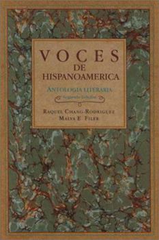 Hardcover Voces de Hispanoamérica: Antología literaria Book