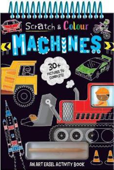 Hardcover Scratch and Colour Machines Book