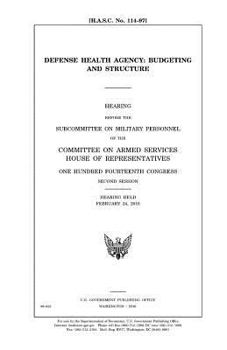Paperback Defense Health Agency: budgeting and structure Book