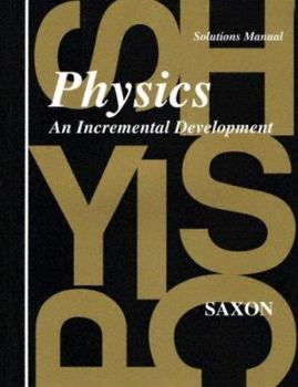 Paperback Saxon Physics Solutions Manual Book