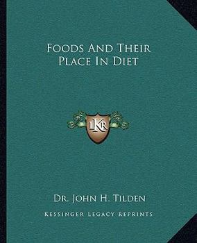 Paperback Foods And Their Place In Diet Book