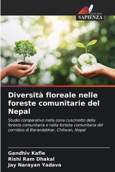 Paperback Diversità floreale nelle foreste comunitarie del Nepal [Italian] Book