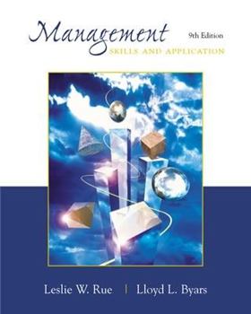 Hardcover Rue ] Management: Skill and Applications W/Powerweb Mandatory Pkg ] 2000 ] 9 Book