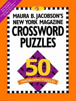 Paperback Maura B. Jacobson's New York Magazine Crossword Puzzles (5) Book