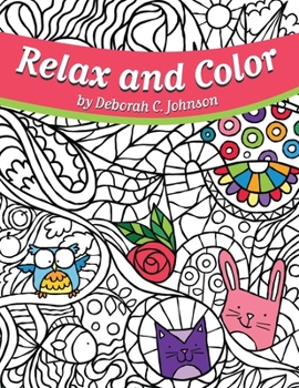 Paperback Relax and Color Book