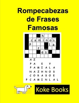 Paperback Rompecabezas de Frases Famosas [Spanish] Book