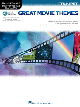 Paperback Great Movie Themes: For Trumpet Instrumental Play-Along Book