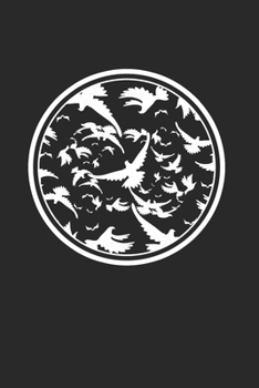 Animated Birds: Cool Cute Birds Design Notebook Composition Book Novelty Gift (6x9) Dot Grid Notebook to write in