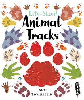 Hardcover Life-Sized Animal Tracks Book