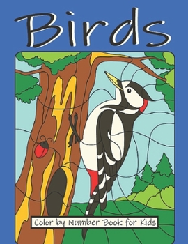 Paperback Birds Color by Number Book for Kids: Bird Coloring Activity Book (Color by Number Books) Book