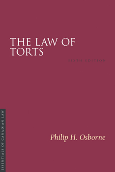 Paperback The Law of Torts, 6/E Book