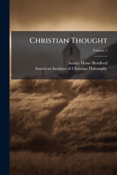 Paperback Christian Thought; Volume 5 Book