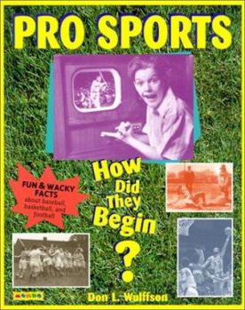 Paperback Pro Sports: How Did They Begin? Book