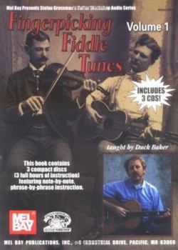 Paperback Fingerpicking Fiddle Tunes Volume 1 [With 3 CDs] Book