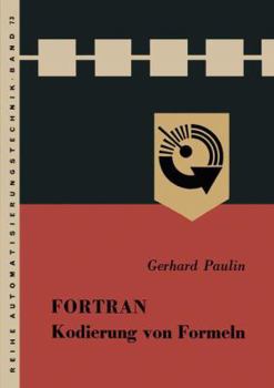 Paperback Fortran, Kodierung Von Formeln [German] Book