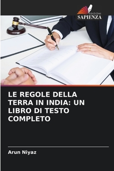 Paperback Le Regole Della Terra in India: Un Libro Di Testo Completo [Italian] Book