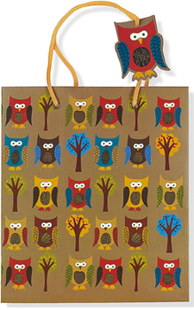 Misc. Supplies Owls Gift Bag Book