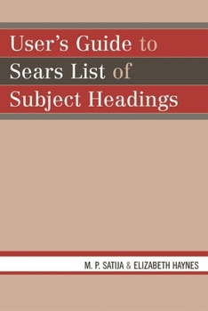 Paperback User's Guide to Sears List of Subject Headings Book