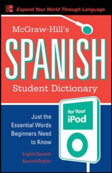 Audio CD McGraw-Hill's Spanish Student Dictionary for Your iPod (MP3 Disc + Guide) [With CD] Book