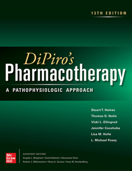 Hardcover Dipiro's Pharmacotherapy: A Pathophysiologic Approach, 13th Edition Book