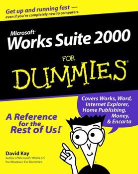 Paperback Microsoft Works Suite 2000 for Dummies Book