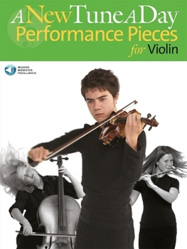 Paperback A New Tune a Day - Performance Pieces for Violin Book/Online Audio [With CD] Book