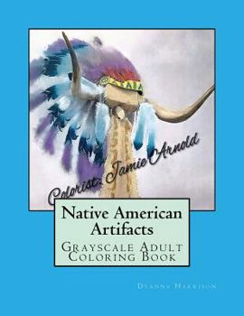 Paperback Native American Artifacts: Grayscale Adult Coloring Book
