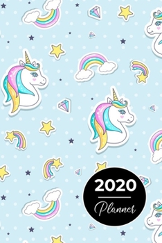 Paperback Weekly Planner 2020: Weekly/Monthly Day Planner (January 2020 - December 2020) 9" x 6" Organizer Book