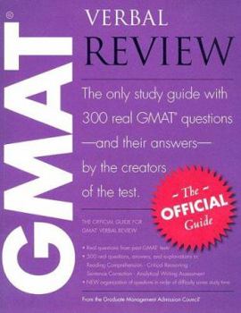 Paperback GMAT Verbal Review: The Official Guide Book