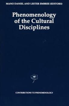 Paperback Phenomenology of the Cultural Disciplines Book