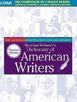 Hardcover Merriam Webster's Dictionary of American Writers Book