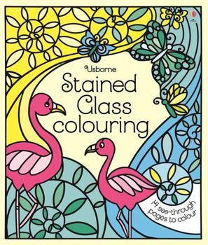 Paperback Stained Glass Colouring Book