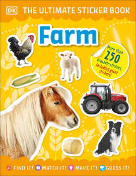 Paperback The Ultimate Sticker Book Farm Book