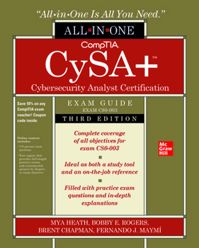 Paperback Comptia Cysa+ Cybersecurity Analyst Certification All-In-One Exam Guide, Third Edition (Exam Cs0-003) Book