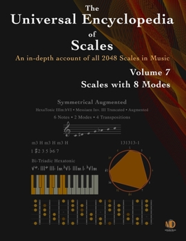 Paperback The Universal Encyclopedia of Scales Volume 7: Scales with 8 modes Book